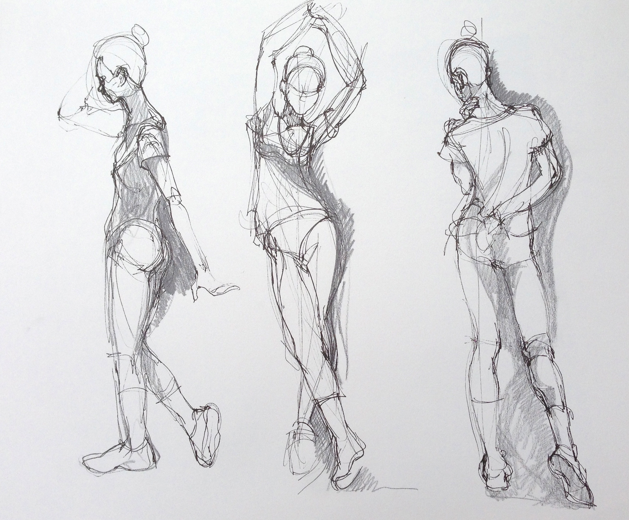 2522x2084 Figure Studies Carol Case Siracuse - Movement Sketches