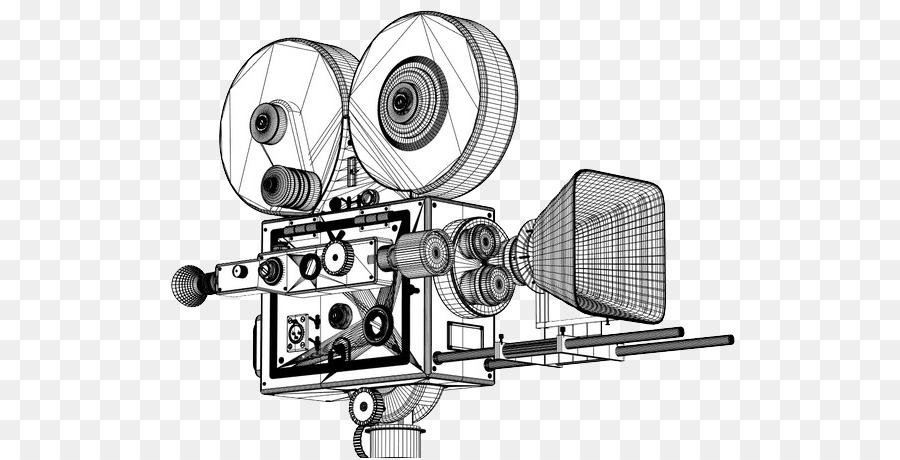 900x460 Movie Camera Photographic Film Drawing - Movie Camera Sketch