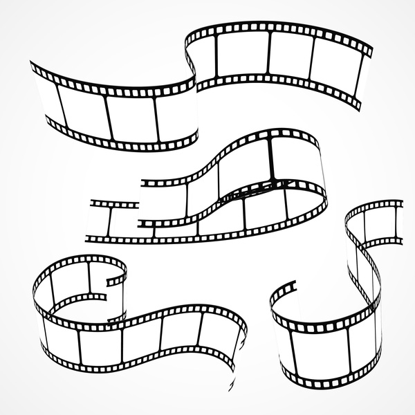 600x600 Hand Drawn Film Reel Vector 01 Free Download - Movie Reel Sketch