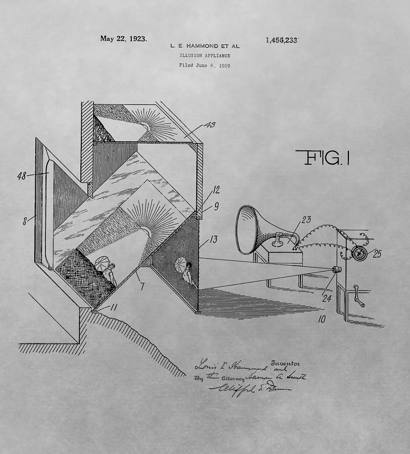 812x900 Movie Theater Patent Drawing Drawing By Dan Sproul - Movie Theater Sketch