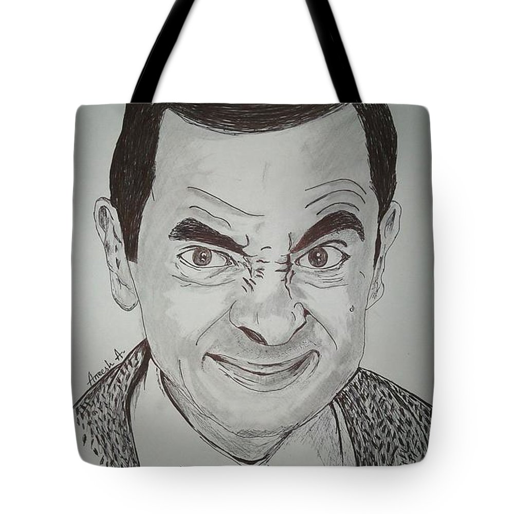 1000x1000 Mr. Bean Tote Bag For Sale By Aneesh Awadhiya - Mr Bean Sketch