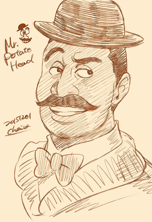 500x726 Mr Potato Head By Chaico Toy Story Chaico Art - Mr Potato Head Sketch