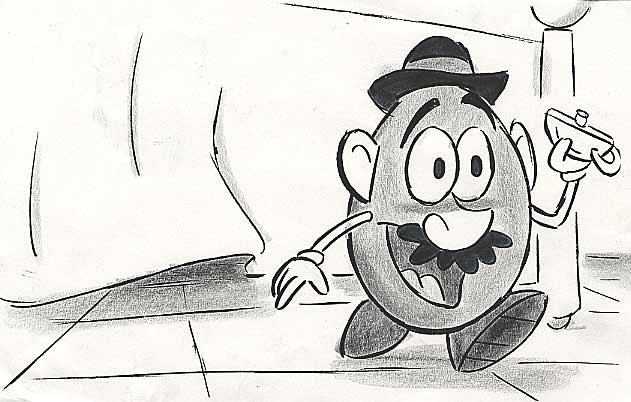 631x402 Pixar Animation Studios - Mr Potato Head Sketch