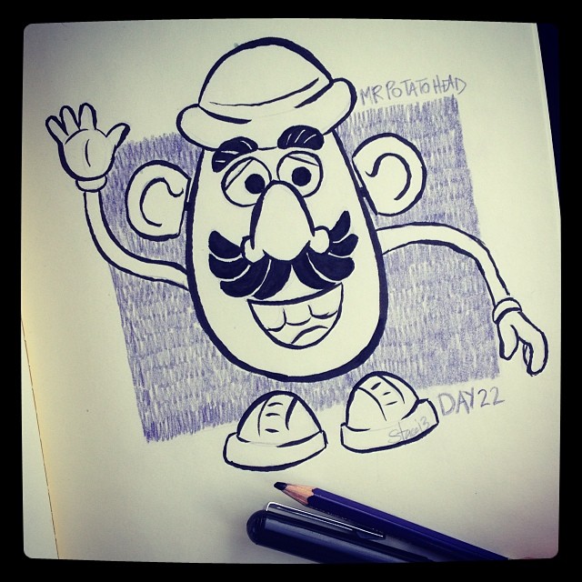 640x640 Groucho, Hockey, Disney Amp Mr. Potato Head. This Is What I See. - Mr Potato Head Sketch