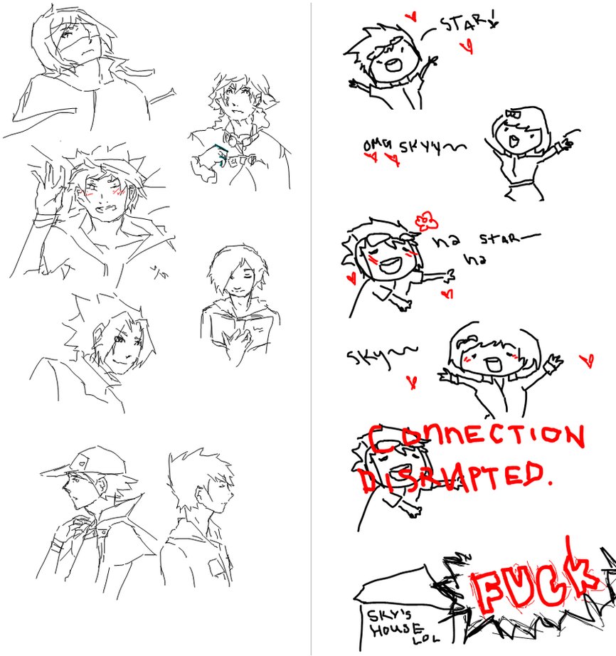 866x922 Msn Sketch Dump + Comic By Cursesisay - Msn Sketch