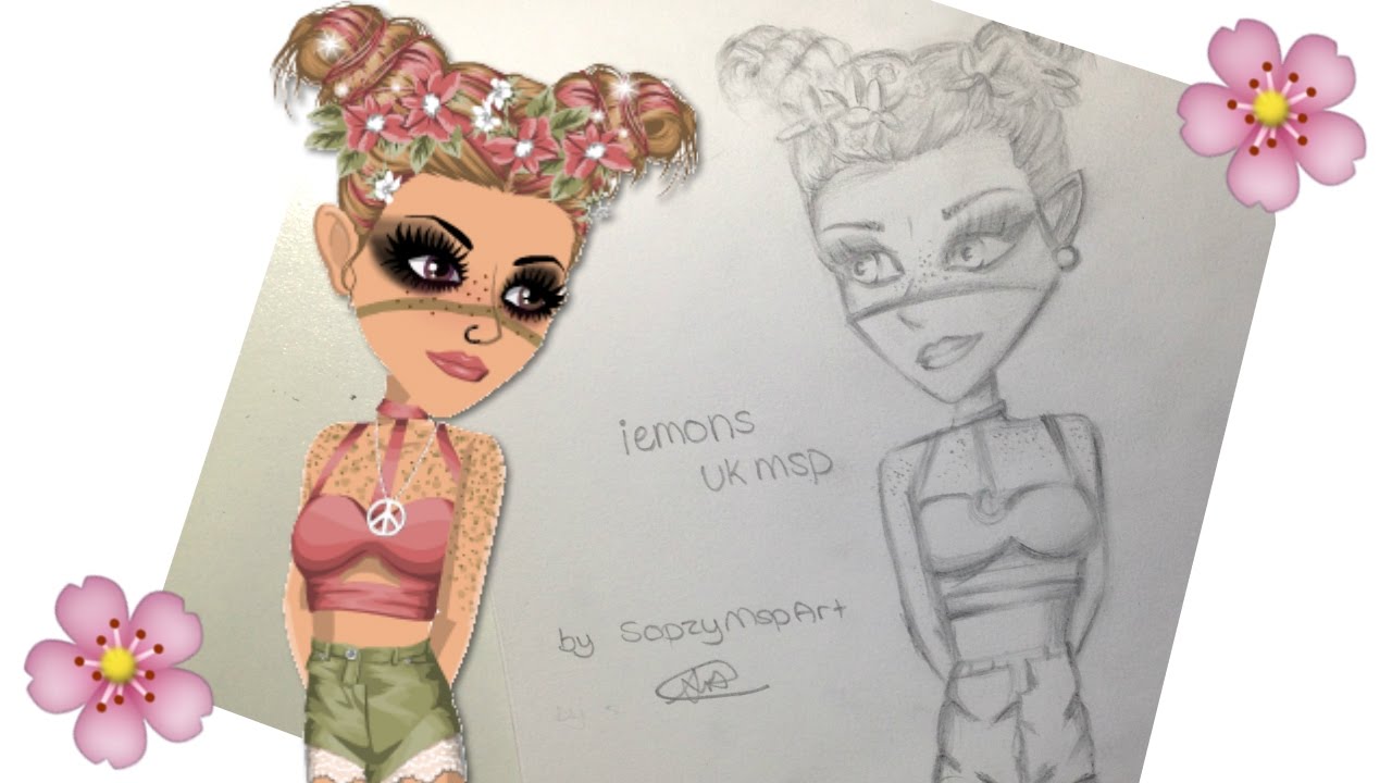 1280x720 Moviestarplanet Drawing - Msp Sketch