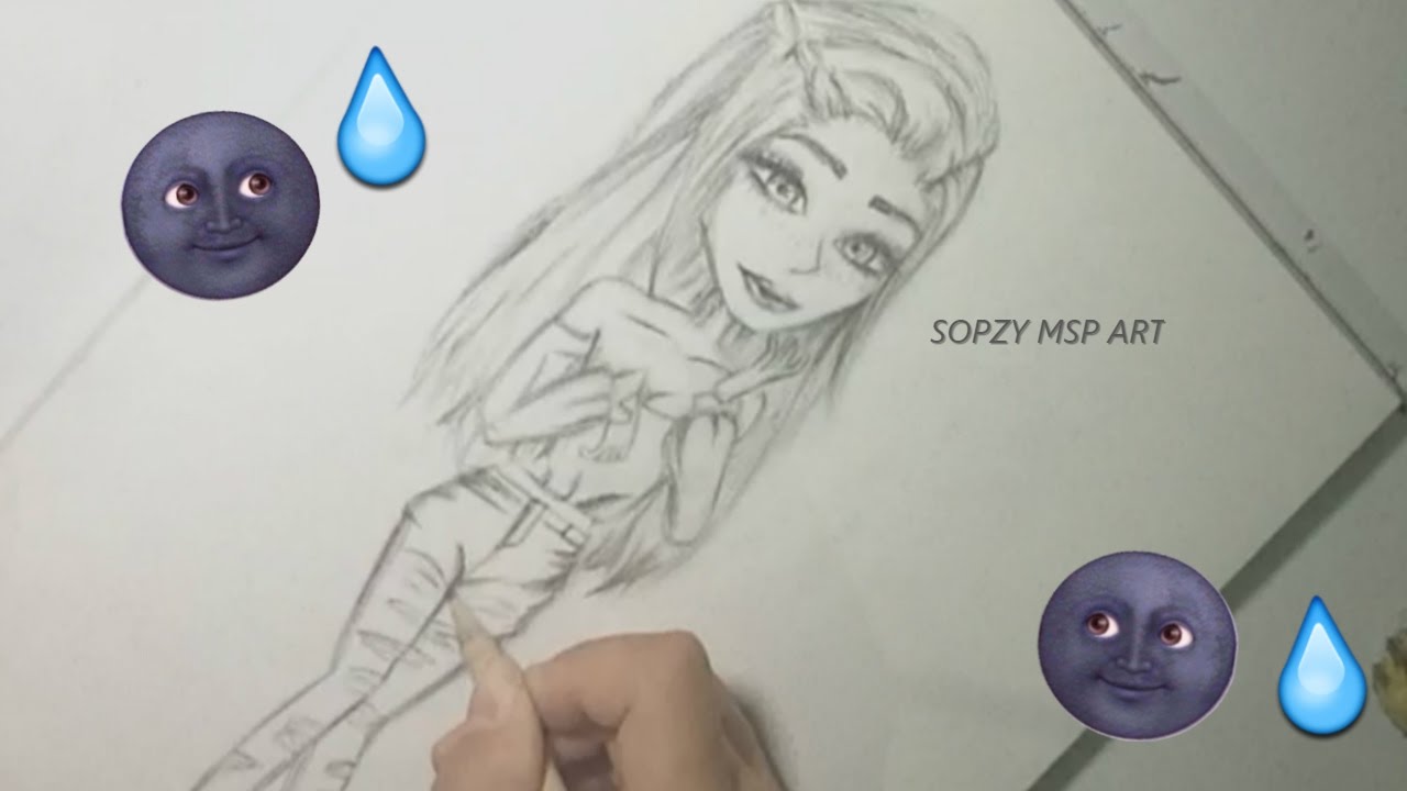 1280x720 Moviestarplanet Drawing - Msp Sketch