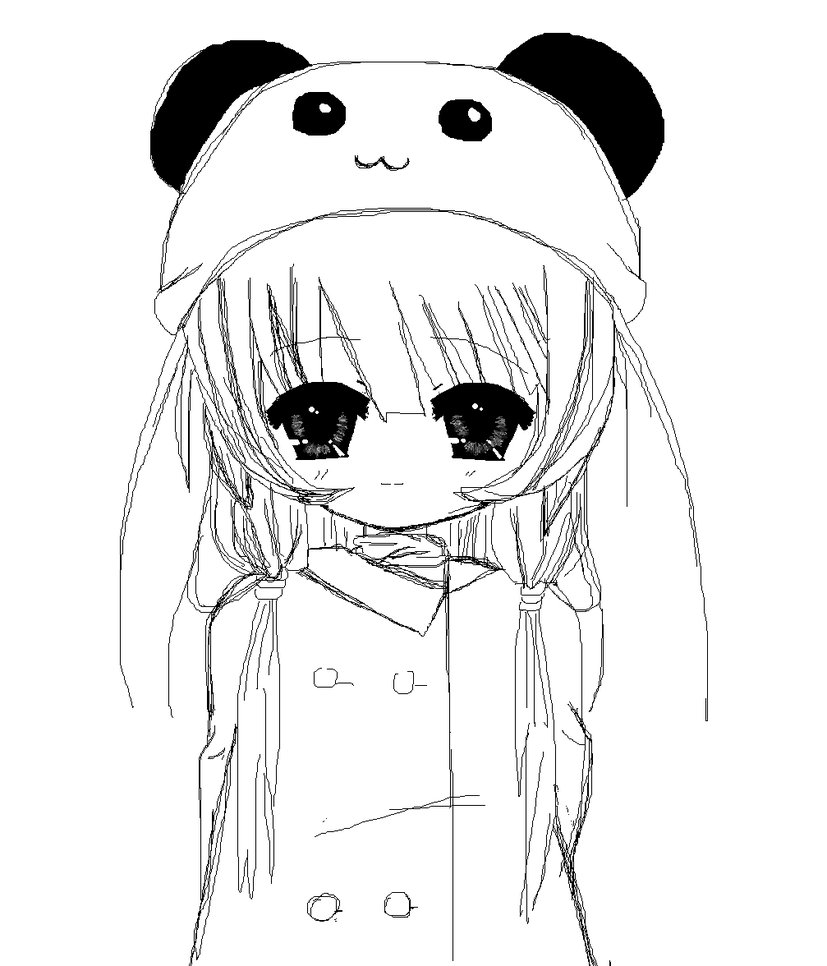 827x966 Purplechii Panda Msp Sketch By Purplechiii - Msp Sketch