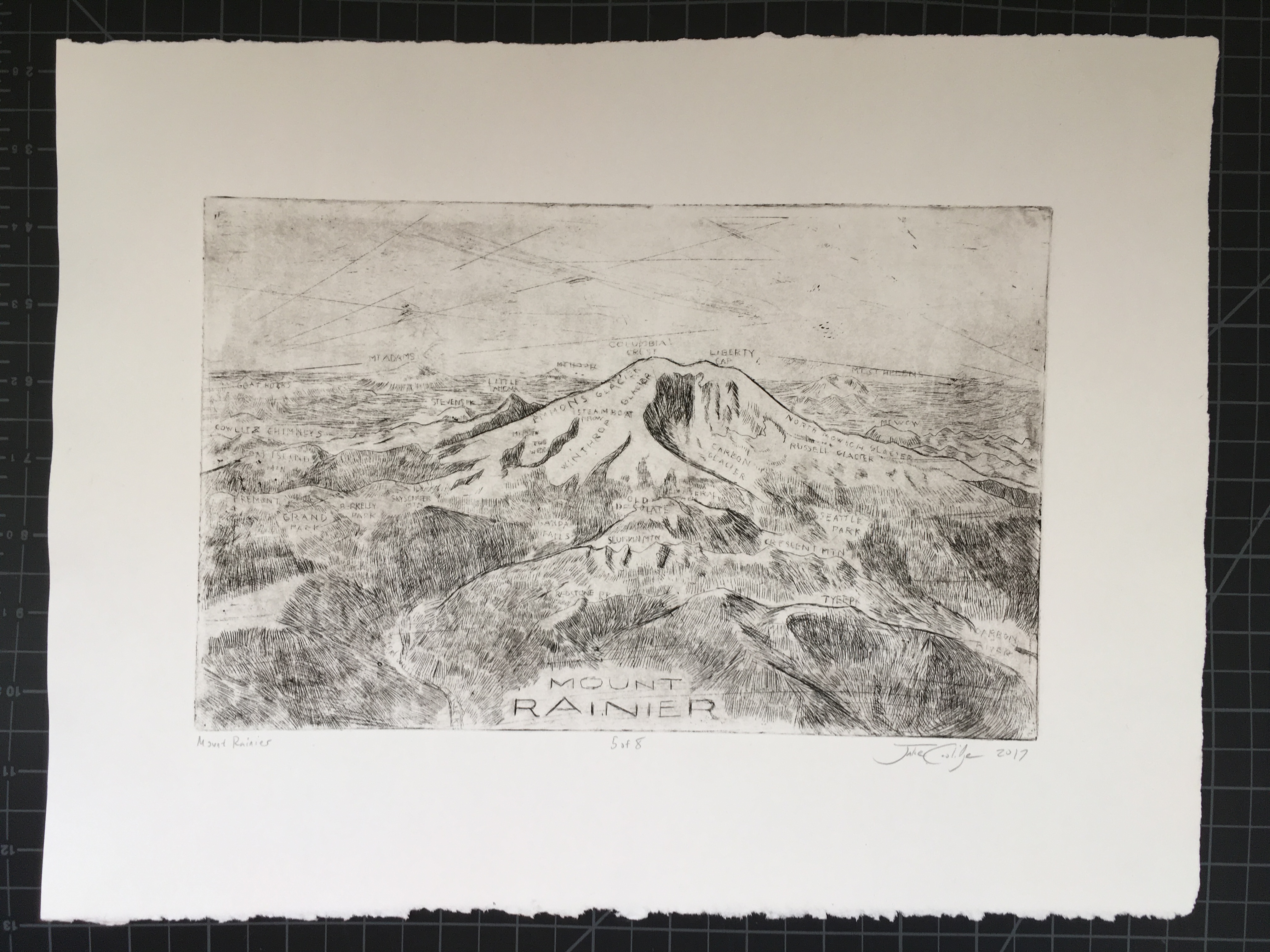 4032x3024 Mount Rainier - Mt Rainier Sketch