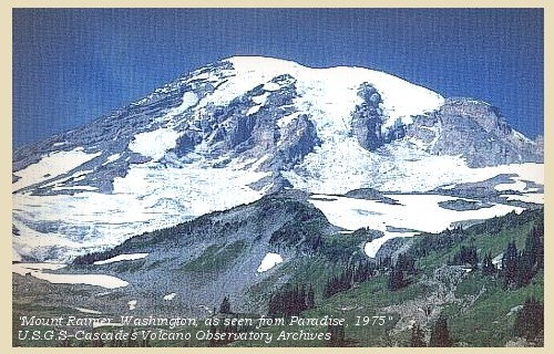 500x320 The Volcanoes Of Lewis And Clark - Mt Rainier Sketch