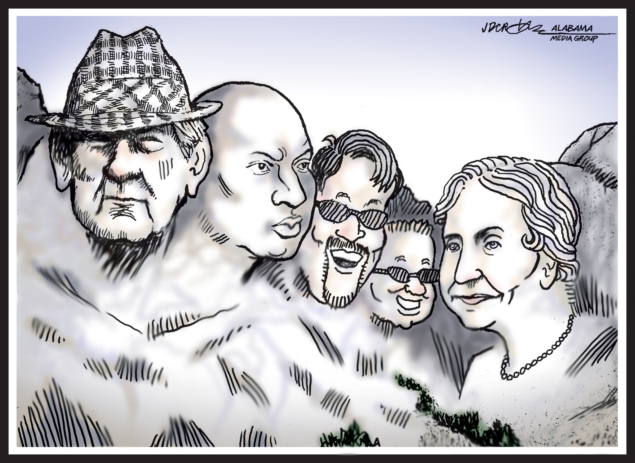2048x1494 Mount Rushmore Of Alabama This Is Who Readers Picked - Mt Rushmore Sketch