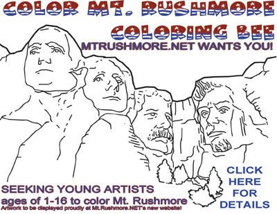 400x309 Mt. Rushmore Sketch (Idea To Use For Scrapbook - Mt Rushmore Sketch