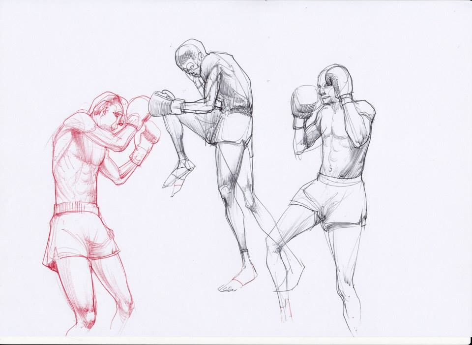 Draw boxing. Скетч бокс. Бокс для рисования. Боксер скетч. Эскизы Муай Тай.