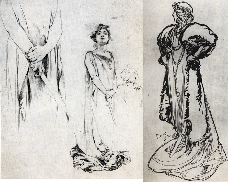 800x638 Inspirational Artworks Mucha Drawings And Photographs - Mucha Sketches