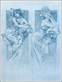 200x267 Posts Similar To Great Collection Of Alphonse Mucha Sketches - Mucha Sketches