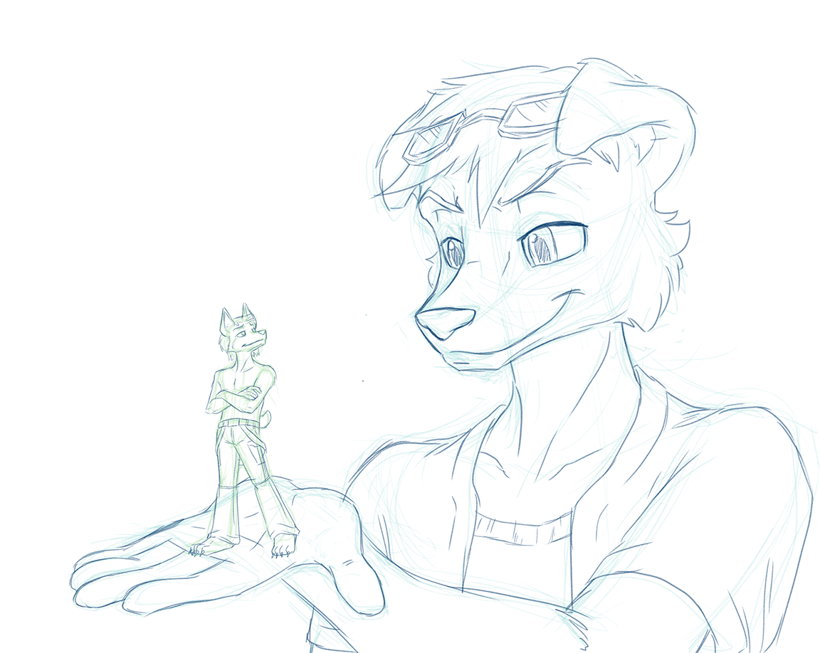 1152x918 Sketch Commission - Mud Sketch