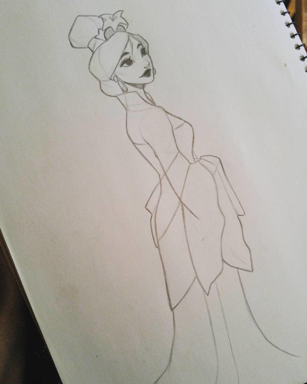 1080x1350 Tricia Loren - Mulan Sketch