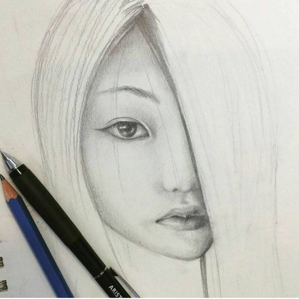 600x601 Realistic Mulan Sketch By Thetortagirl - Mulan Sketch