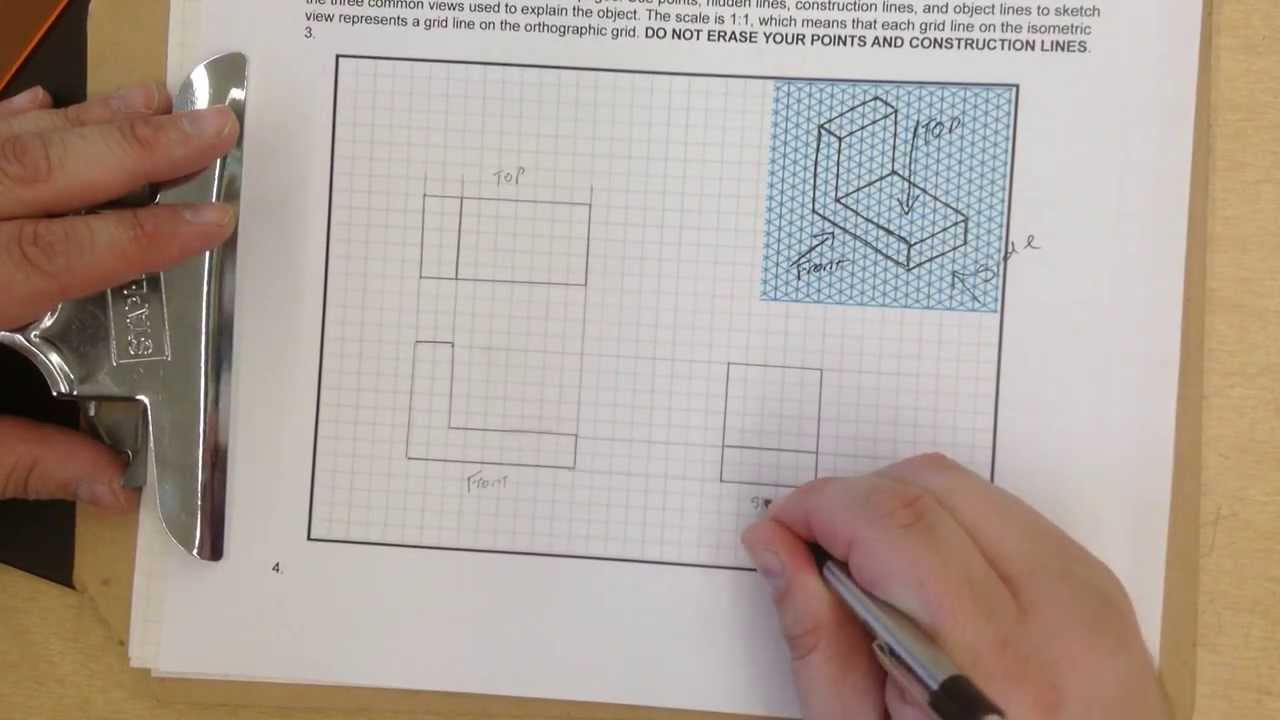 1280x720 Ied Activity 2.4 Multiview Sketching - Multiview Sketch