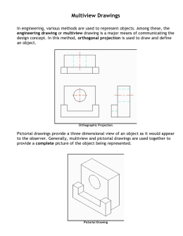 260x336 Multiview Drawings - Multiview Sketch
