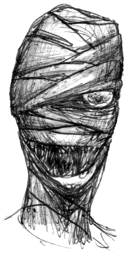 418x842 Mummy Sketch By Alevice - Mummy Sketch