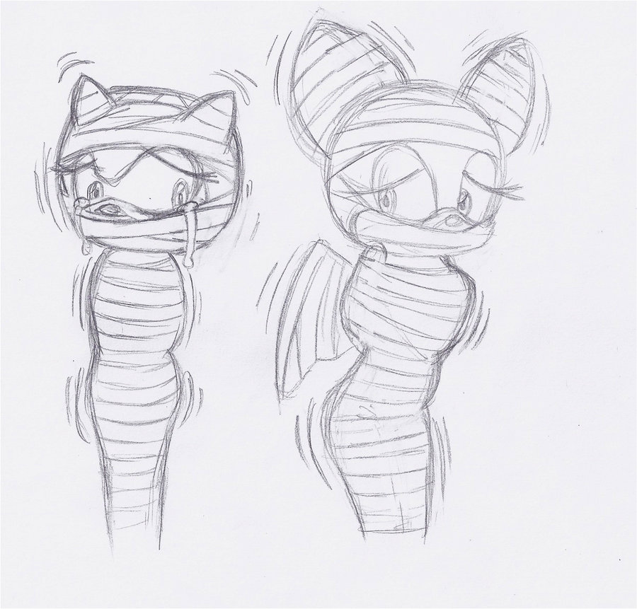 900x861 Mummy Sketch By Brayburnman - Mummy Sketch