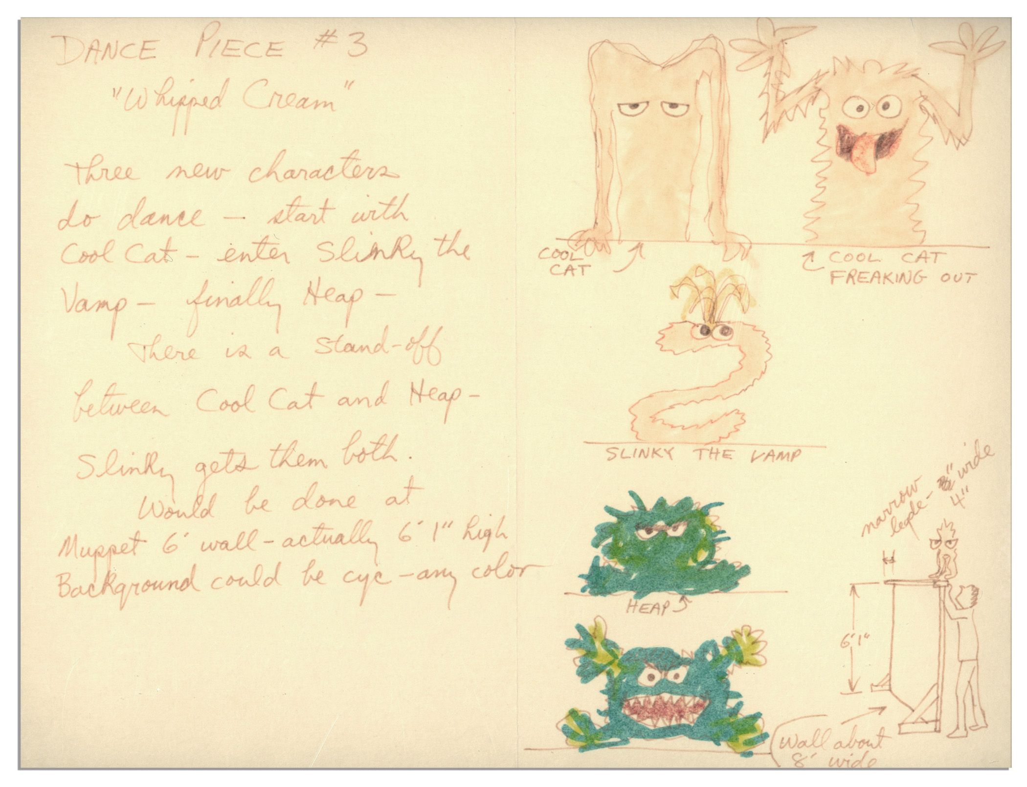 2100x1609 Lot Detail - Muppet Sketches