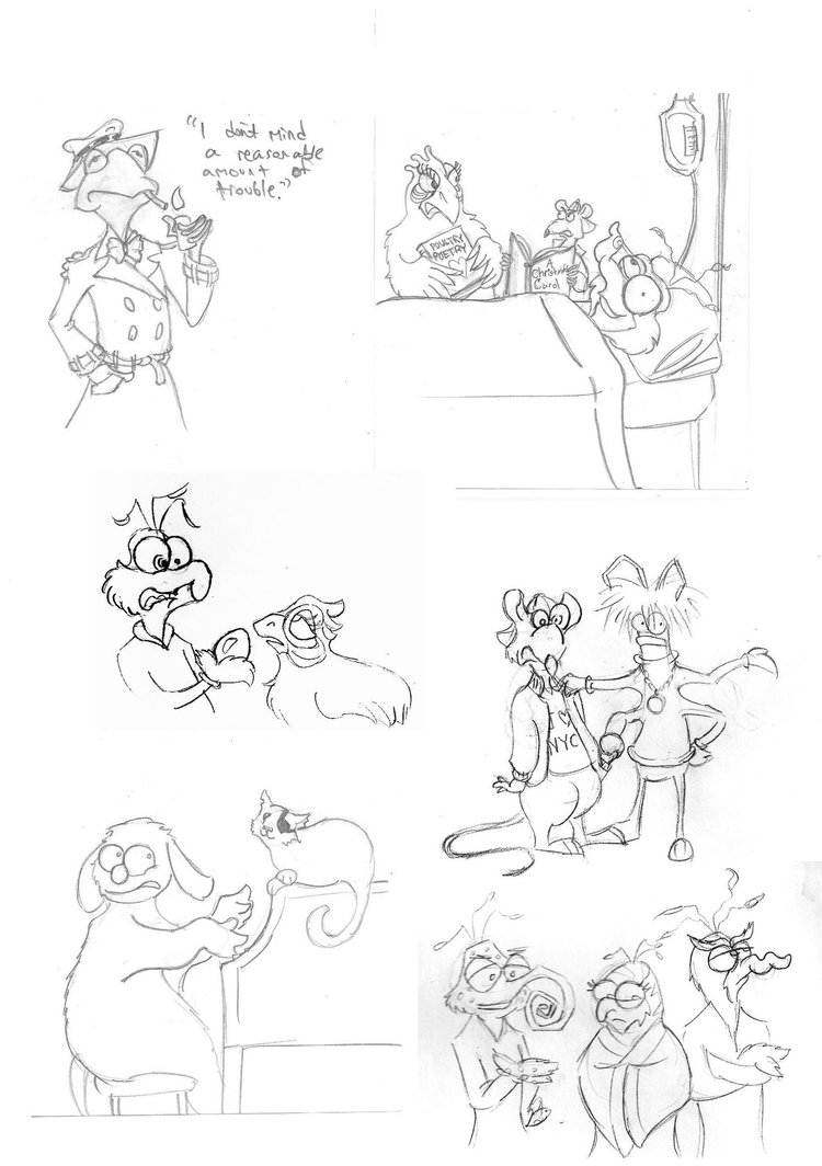750x1064 Muppet Sketches By Lizzychrome - Muppet Sketches