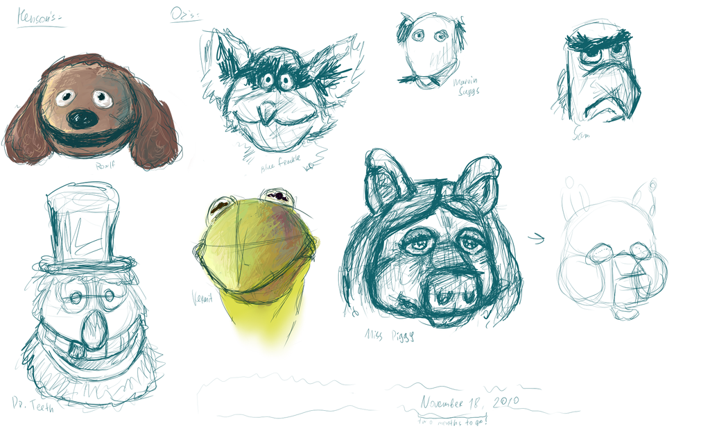 1024x621 Muppet Sketches By Clotus - Muppet Sketches