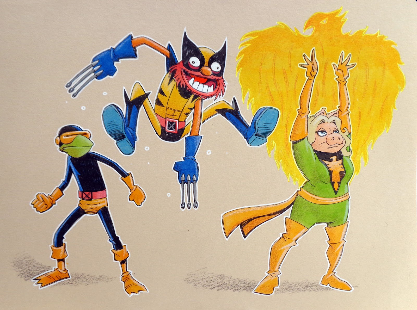 1600x1190 The Hotel Fred Thought Bubble 2018 Sketches - Muppet Sketches