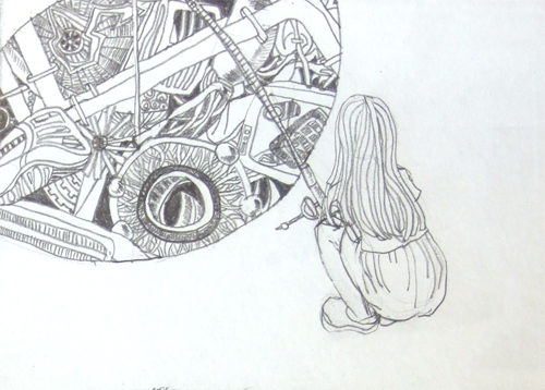 500x358 Trlmssb Sketches For Mural Painting - Mural Sketches