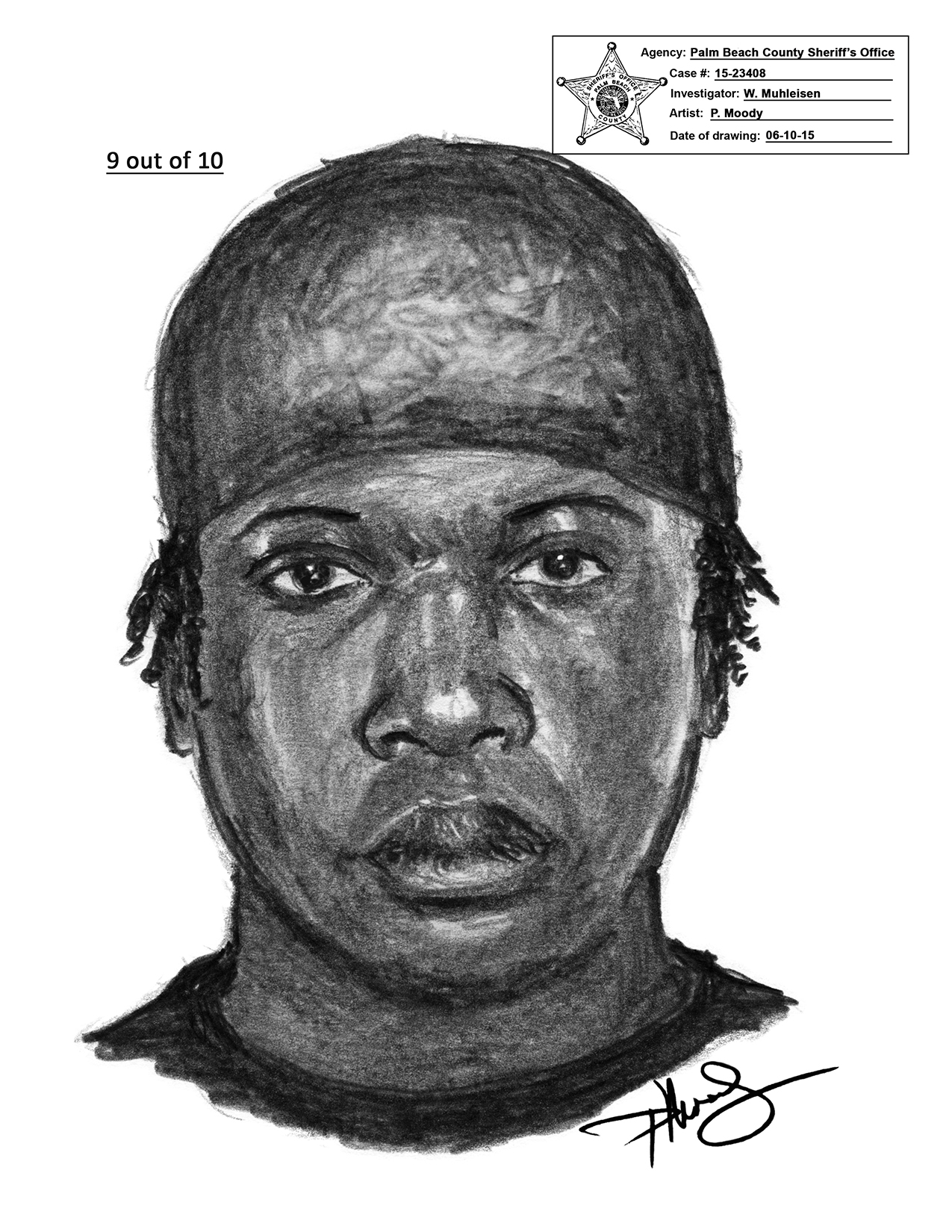 1275x1650 Police Sketch Of Boynton Beach Murder Suspect Released - Murder Sketch