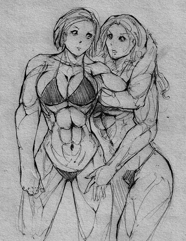 786x1016 Muscle Sketch By R3belli0n - Muscle Sketch