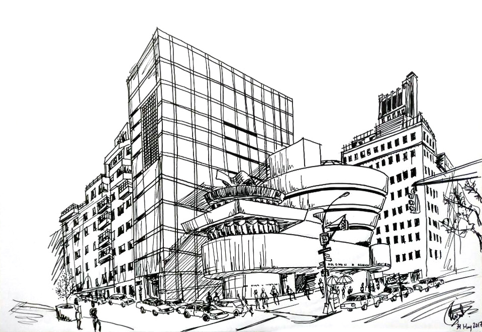 959x661 Museum Architect Diaries - Museum Sketch