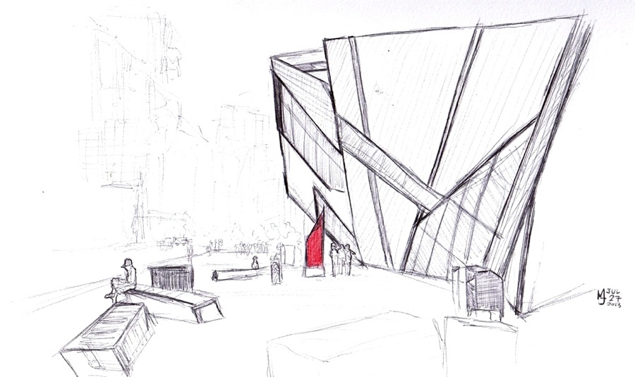 900x535 Toronto Urban Sketchers Royal Ontario Museum - Museum Sketch