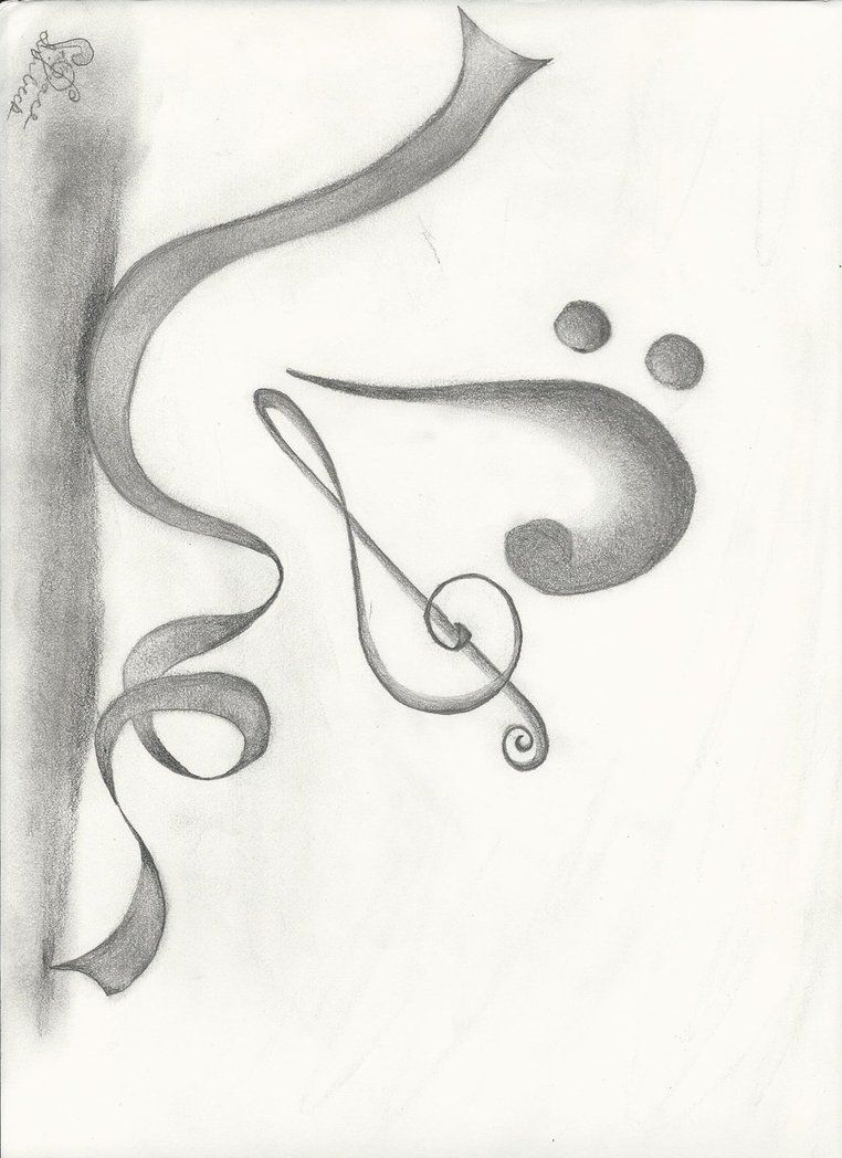 762x1048 Black And White Easy Music Note Sketches - Music Note Sketch