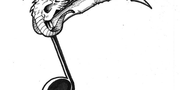 600x300 Music Tattoo Designs - Music Tattoo Sketches