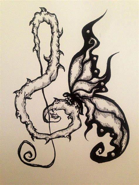 474x631 Music Notes Tattoo Sketches. Music Note Tattoo Sketch By Mizjaytee - Musical Notes Sketch