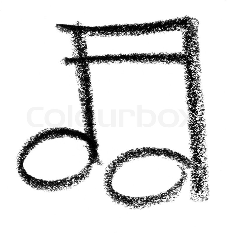 781x800 Musical Note Sketch Stock Photo Colourbox - Musical Notes Sketch