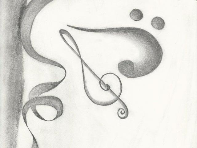 640x480 Drawn Music Notes Sketch 13 - Musical Notes Sketch
