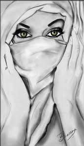 171x295 Image Result For Sketches Of Hijab Girls Ceona - Muslim Girl Sketch