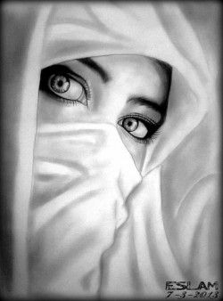 250x338 Muslim Girl - Muslim Woman Sketch