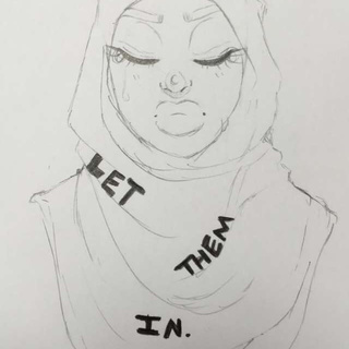 320x320 Muslim Drawings On Paigeeworld. Pictures Of Muslim - Muslimah Sketch