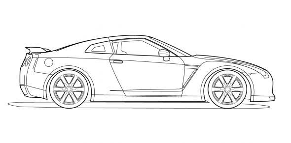 35+ Trends For Outline Mustang Drawing Side View