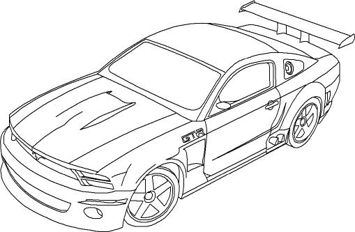 509x333 Mustang Gt R By Redviper2049 - Mustang Gt Sketch