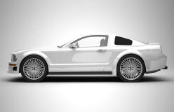 248x160 Mustang Gt Sketch 3d - Mustang Gt Sketch