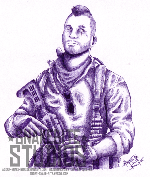 600x707 Mw3 Soap Biro Sketch Weasyl - Mw3 Sketch