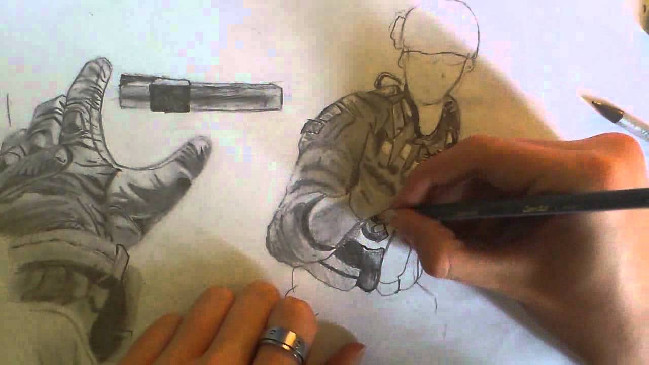 1280x720 Speed Drawing - Mw3 Sketch