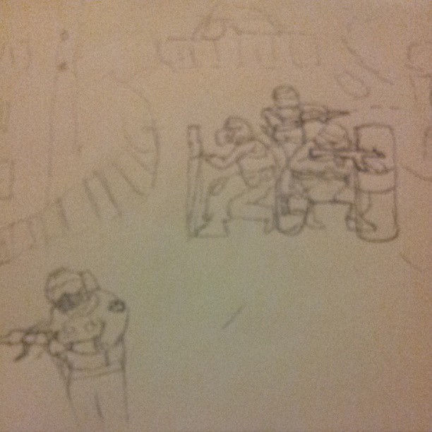 612x612 Callofdutydrawing - Mw3 Sketch