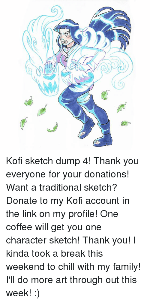 500x1006 Kofi Sketch Dump 4! Thank You Everyone For Your Donations! Want A - My Family Sketch